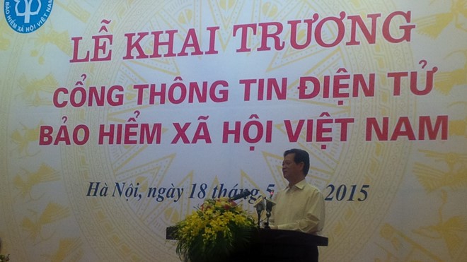 Открылся электронный портал социального страхования Вьетнама